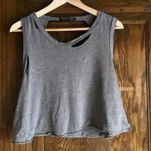 Nasty Gal: Grey Cropped Tank